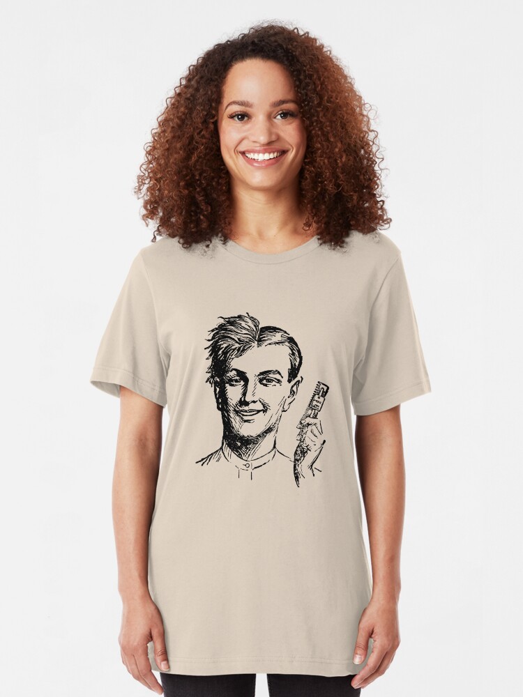 Classic Hipster Hairstyle T Shirt By Thenewantique Redbubble