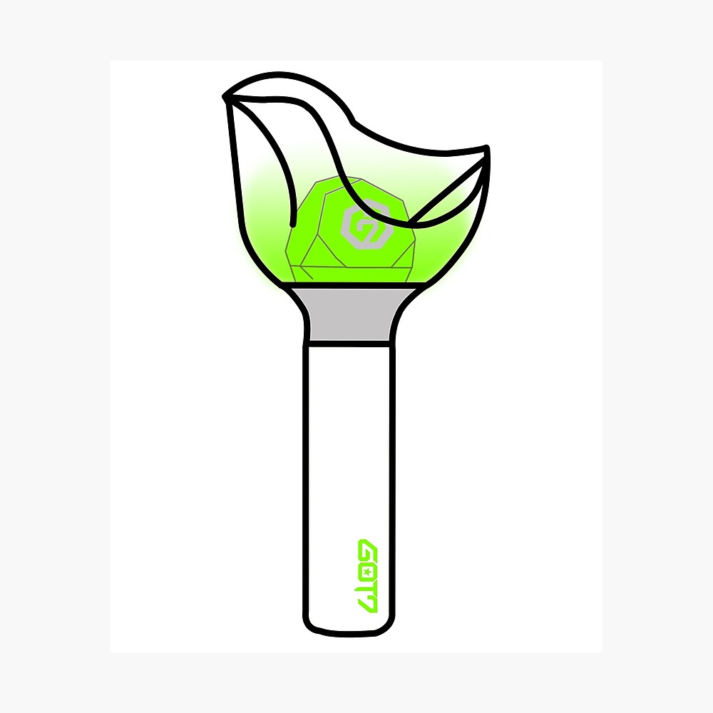 kpop got7 igot7 ahgase ligh tstick tee hoodie sticker