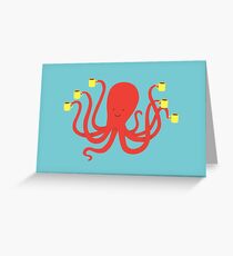 more coffee Greeting Card