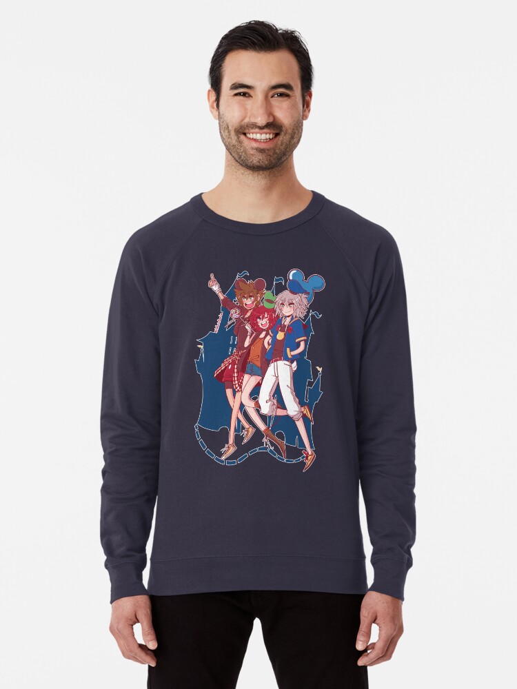 Just Three Besties In Casual Cosplay Lightweight Sweatshirt