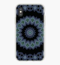 Embroidered beads pattern iPhone Case