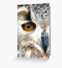 Eagle (Owl) Eye 2 Greeting Card