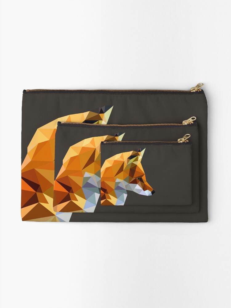 Alternate view of LP Fox Zipper Pouch