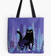 Die Farne (Black Cat Version) Tasche