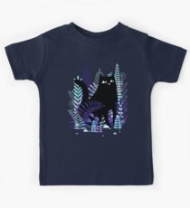 The Ferns (Black Cat Version) Kids Tee