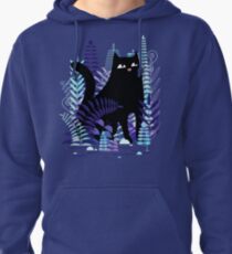 The Ferns (Black Cat Version) Pullover Hoodie