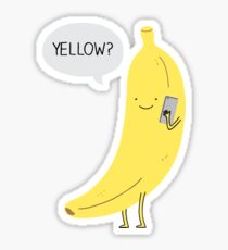 Banana on the phone Sticker