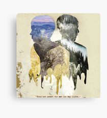 Dan & Phil "You're next to me in my life" Print Canvas Print