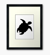 Ocean turtle Framed Print