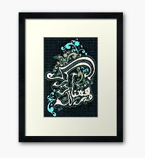 Warafana Laka Zikrak calligraphy painting Framed Print