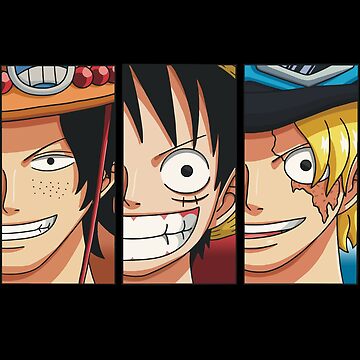 Luffy Ace Sabo Sticker For Sale By Artshill Redbubble