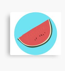 mature watermelon nutritious Canvas Print