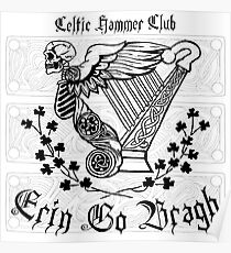 "Angel of Death" Celtic Harp Poster