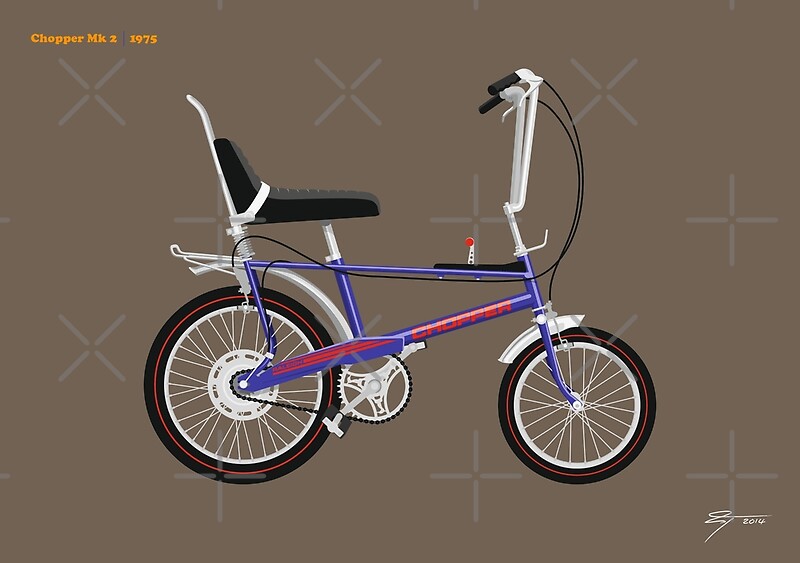 raleigh chopper ultra violet paint