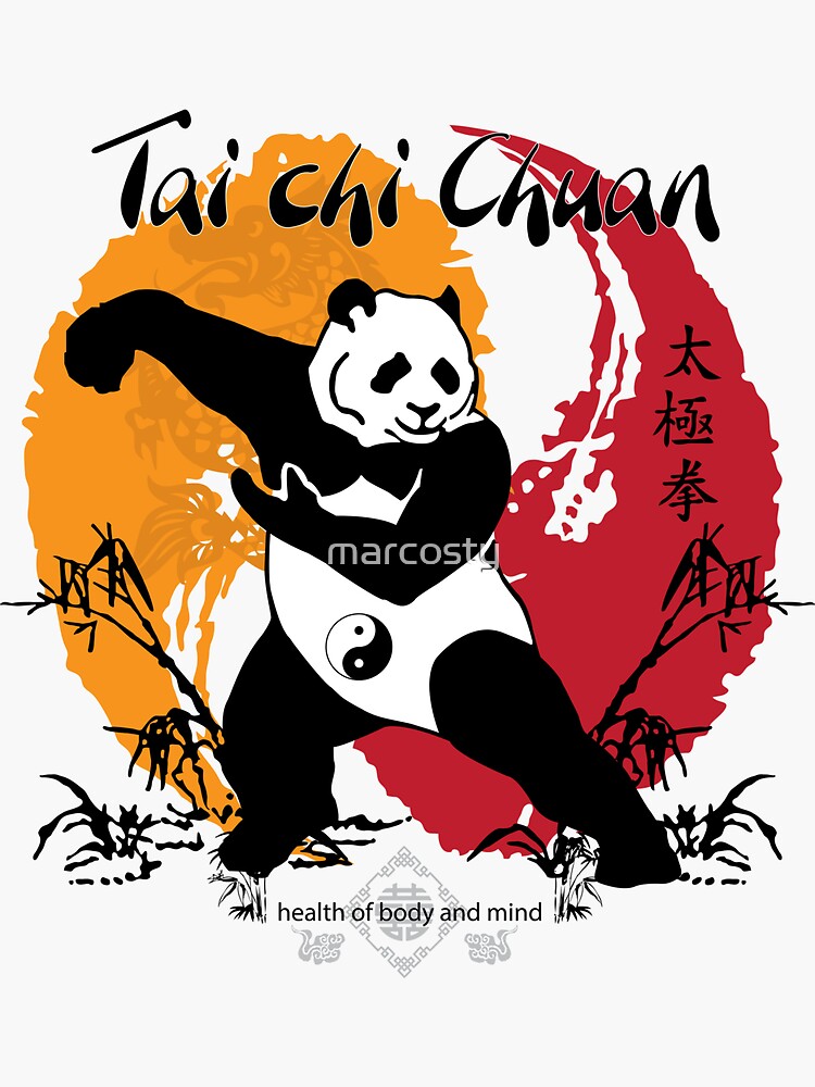 "Tai Chi Chuan Practice" Sticker By Marcosty | Redbubble