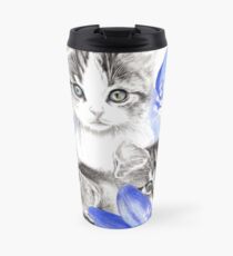 Blue Anemones Travel Mug