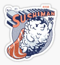 Sushiman - Amoureux des sushis Sticker