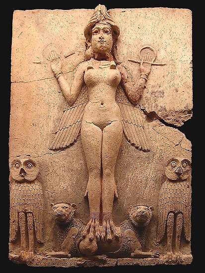 Babylon Queen Of The Night Goddess Ishtar Babylonian Goddess Of Sex