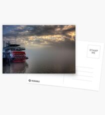Paddlewheel in Fog Postcards