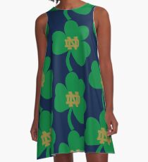 NOTRE DAME FIGHTING IRISH UNIVERSITY A-Line Dress