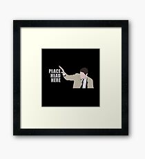 Castiel Smiting Framed Print