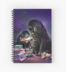 Newfies and the magic of reading Spiral Notebook