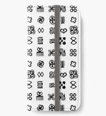 Adinkra Symbols From West Africa iPhone Wallet/Case/Skin