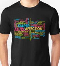 AB/DL words cloud Unisex T-Shirt