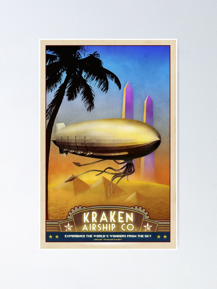 Alternate view of Steampunk Airship: Pharaoh's Glory Poster