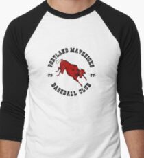 Portland Mavericks Baseball Club Shirt Retro Vintage 70s TBT Men's Baseball ¾ T-Shirt