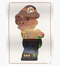 Mushroom Kingdom Minimalist Art Poster