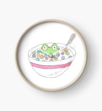 Cereal Frog Clock