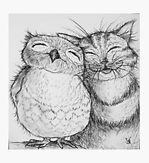 The Owl and the Pussycat Photographic Print