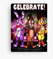 Five Nights At Freddy's - Celebrate! Canvas Print
