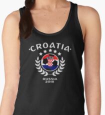 Croatia Soccer Team Russia 2018 Football fan Women's Tank Top