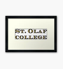 St. Olaf College Framed Print