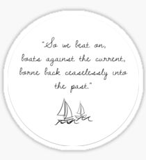 great gatsby last words Sticker