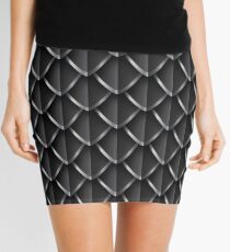 Dragon Scales: Black Mini Skirt