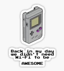 Game Boy Retro Tee Sticker