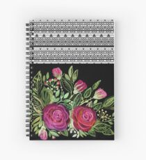 Rustic patchwork Spiral Notebook