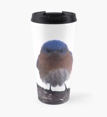 Grumpy Eastern Bluebird Travel Mug