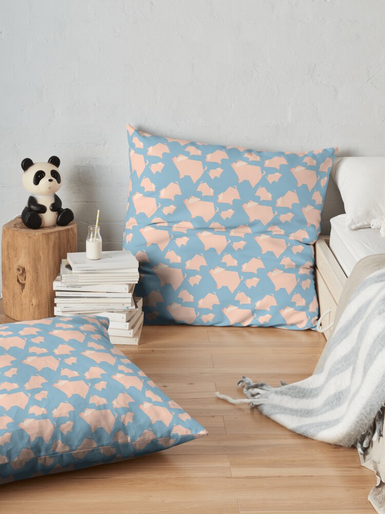 Alternate view of Paper Pigs (Patterns Please) Floor Pillow