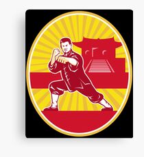 Shaolin Kung Fu Master Canvas Print