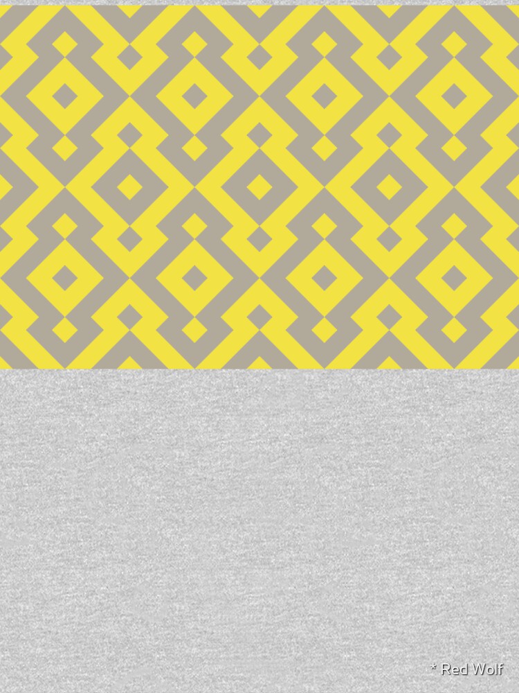 Geometric Pattern: Diamond: Yellow by redwolfoz