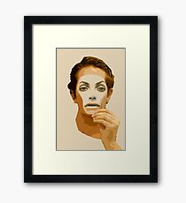 Guess Who Framed Print