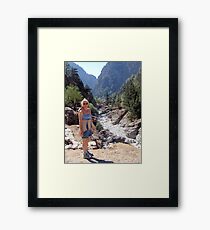 Samaria Gorge, Crete, Greece Framed Print