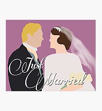 DA: Mary e Matthew "Just Married" Photographic Print