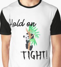 Hold on tight little panda Graphic T-Shirt