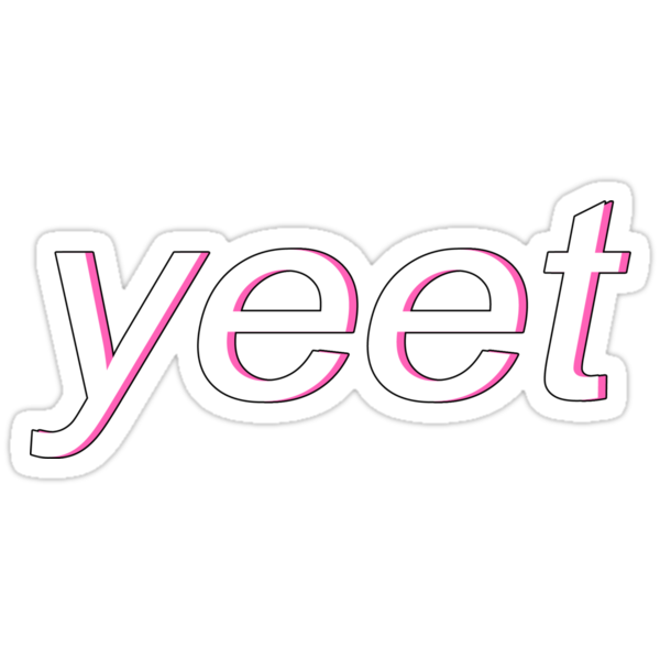 aesthetic 3d yeet stickers by jayhomoie redbubble