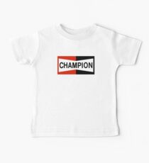 CHAMPION SPARK PLUG RACING CAR Baby Tee